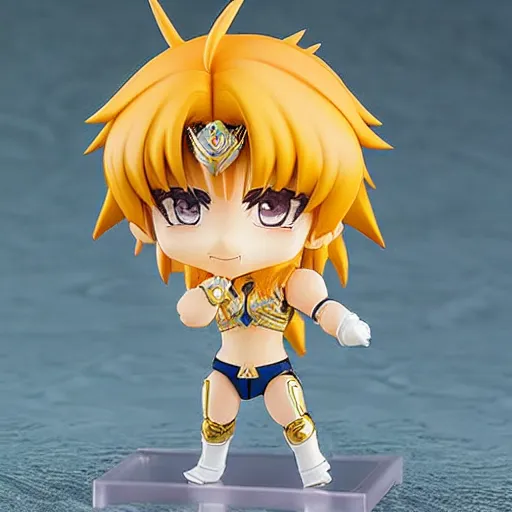 Image similar to miniature nendoroid of pegasus seiya