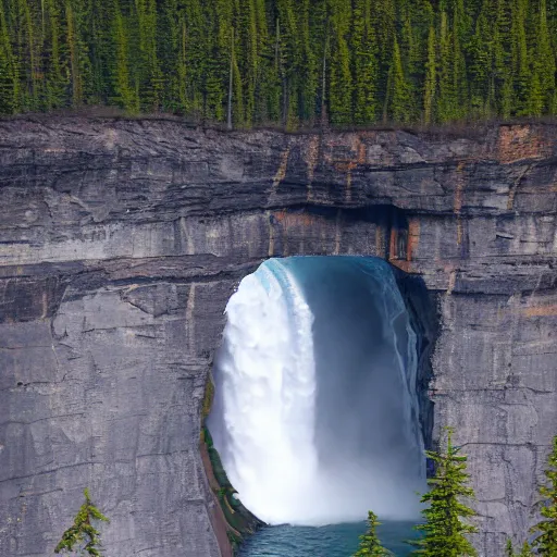 Image similar to boeing 747 over Helmcken falls