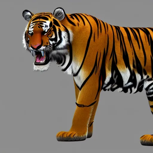 Tigre grátis 3D Modelos baixar - Free3D