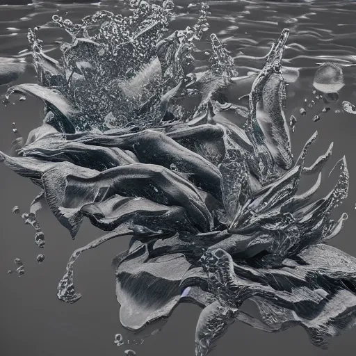 Image similar to a beautiful amazing render of magnolia ink plumes in water by josh bayer and olivia de berardinis and ed benedict, featured on artstation, featured on behance, f 1 6, high speed camera, octane render, 8 k