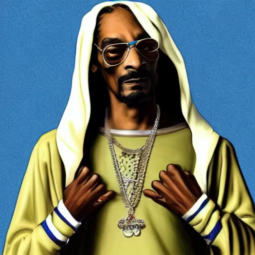 Prompt: Snoop Dogg as a Greek statue