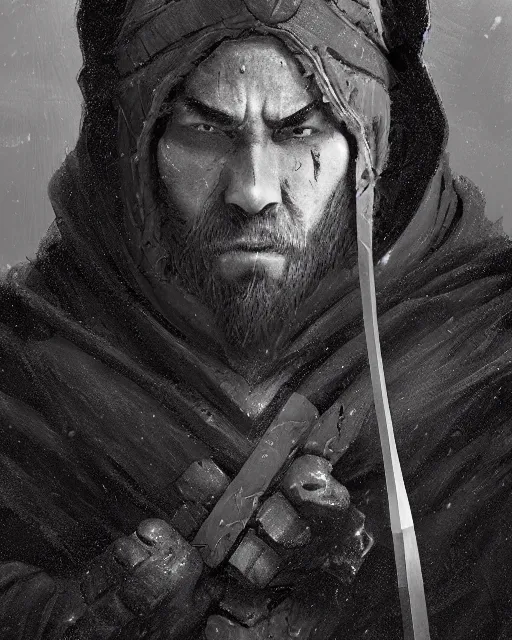 Prompt: A head and shoulder portrait of a DnD deep gnome rogue with two daggers at his waist and he is wearing a black hood by Greg Rutkowski, Sung Choi, Mitchell Mohrhauser, Maciej Kuciara, Johnson Ting, Maxim Verehin, Peter Konig, final fantasy, 8k photorealistic, cinematic lighting, HD, high details, dramatic, epic atmosphere, trending on artstation