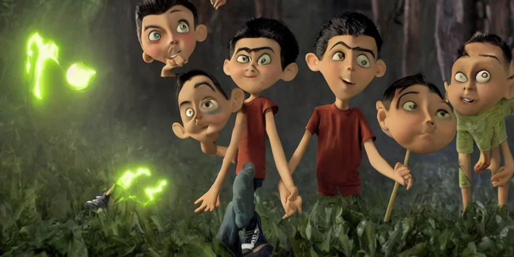 Image similar to paranorman, realistic