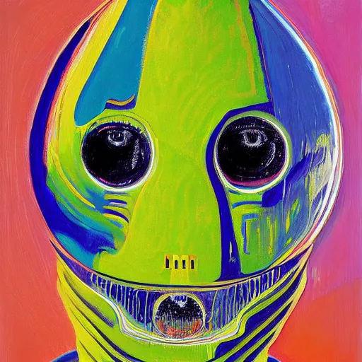 Image similar to alien by wayne thiebaud