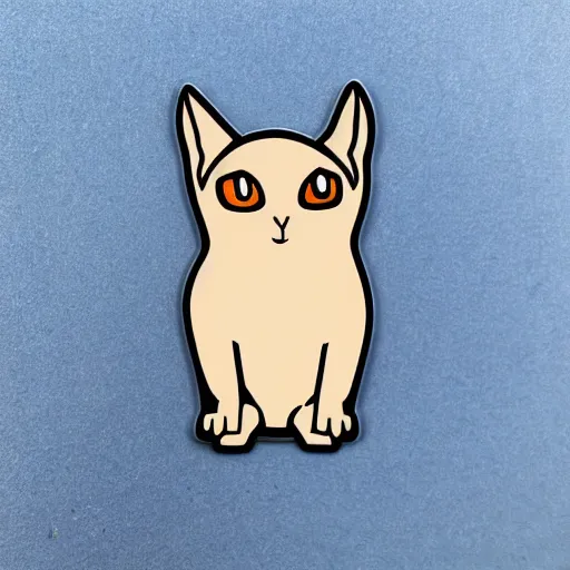 Prompt: sphinx cat sticker,