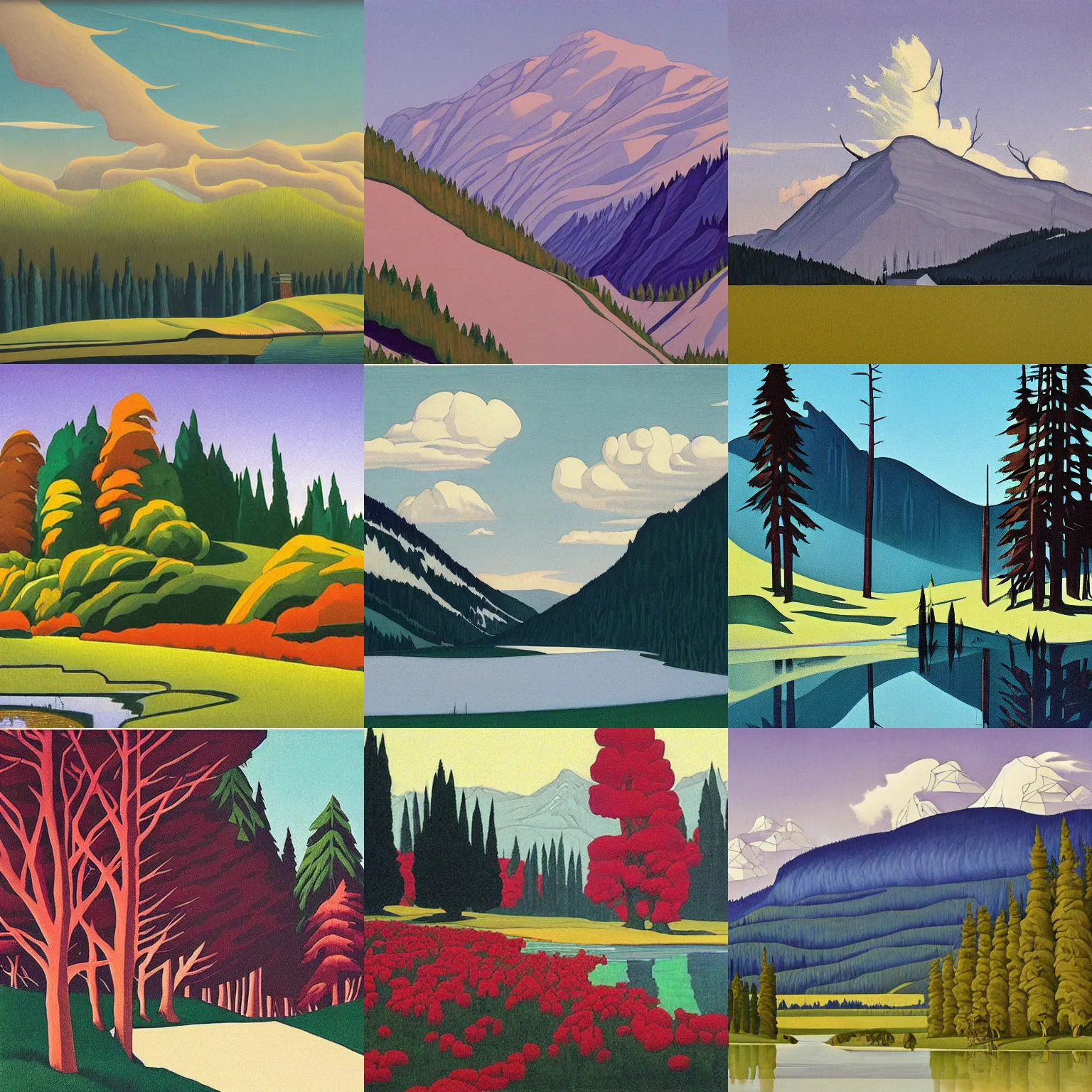 Prompt: an artwork by a. j. casson