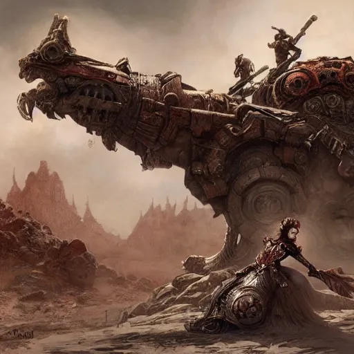 Prompt: pugs in a princess of mars, intricate detail, royo, vallejo, frazetta, giger, whealan, hd, unreal engine,