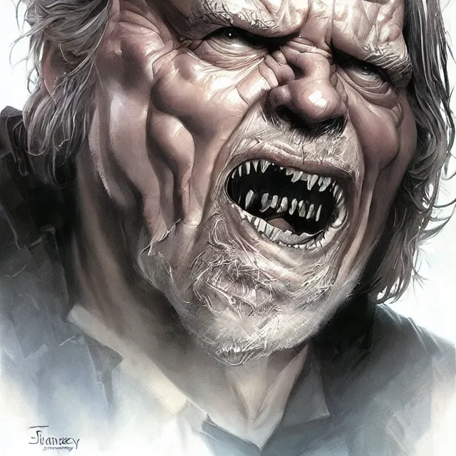 Prompt: the thing john carpenter, by stanley artgerm lau, wlop, rossdraws, frank frazetta, andrei riabovitchev, marc simonetti