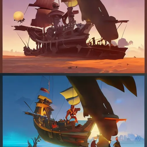 Image similar to painting jack the pirate on sea of thieves game avatar hero smooth face median photoshop filter cutout vector behance hd by jesper ejsing, by rhads, makoto shinkai and lois van baarle, ilya kuvshinov, rossdraws, illustration, art by ilya kuvshinov and gustav klimt