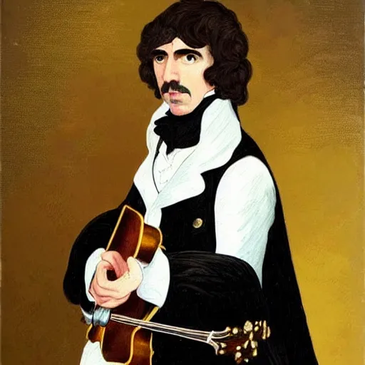 Image similar to regency era painting of george harrison