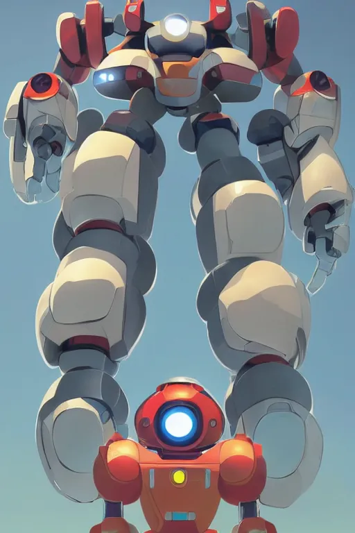 Image similar to metabots medabots medarotto medarot robot minimalist comics, behance hd by jesper ejsing, by rhads, makoto shinkai and lois van baarle, ilya kuvshinov, rossdraws global illumination ray tracing hdr radiating a glowing aura