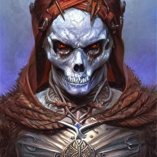 Image similar to Death Incarnate as a fantasy D&D character, portrait art by Donato Giancola and James Gurney, digital art, trending on artstation