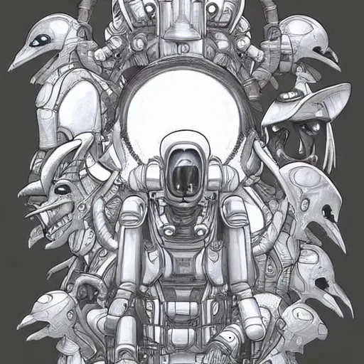 Image similar to aliens, Trending on Artstation, Hiroaki Tsutsumi style