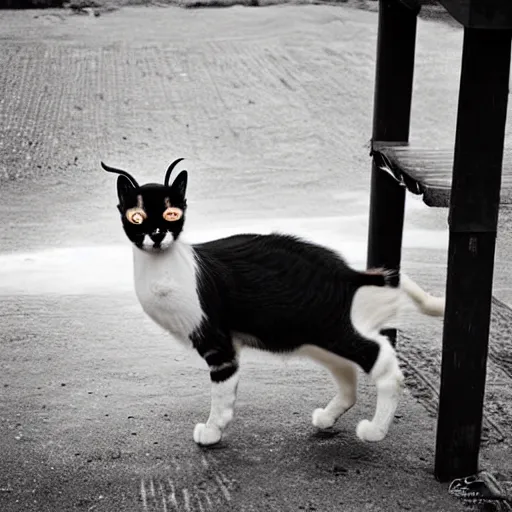 Image similar to a feline goat - cat - hybrid, animal photography