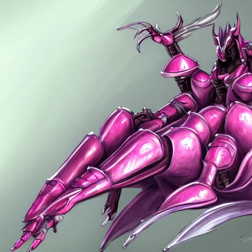 Prompt: very close up foot shot, detailed foot shot, feet art, furry paw, paw, dragon paw, paws, hyperdetailed elegant beautiful stunning hot anthropomorphic mecha female dragon, sharp silver armor fuchsia skin, showing quality detailed paws mecha dragon feet at camera, sharp claws, warframe fanart, furaffinity, deviantart, ekasportal