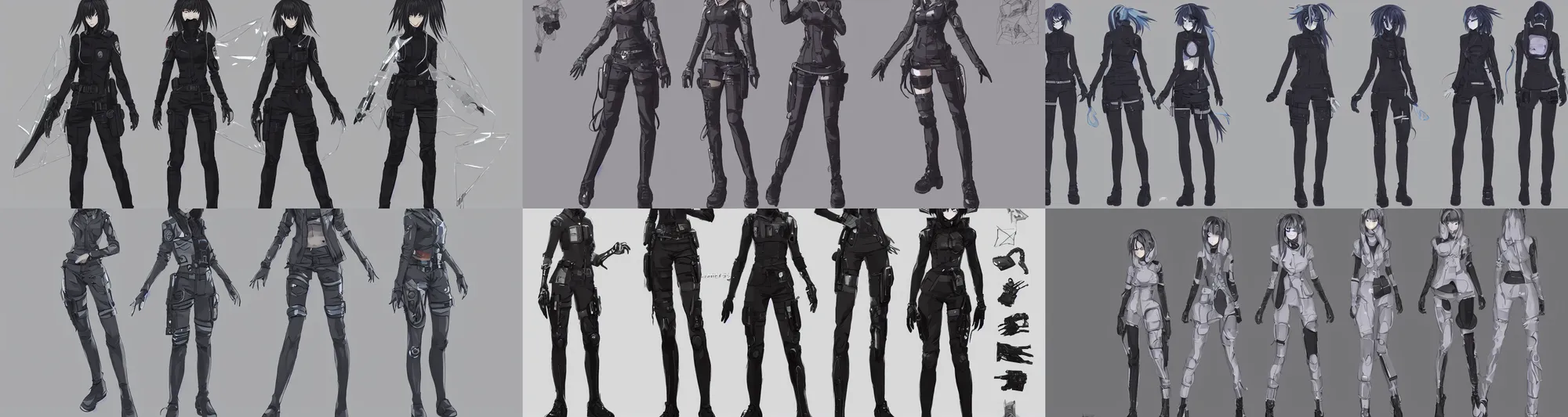 ArtStation - Cyberpunk Techwear Characters