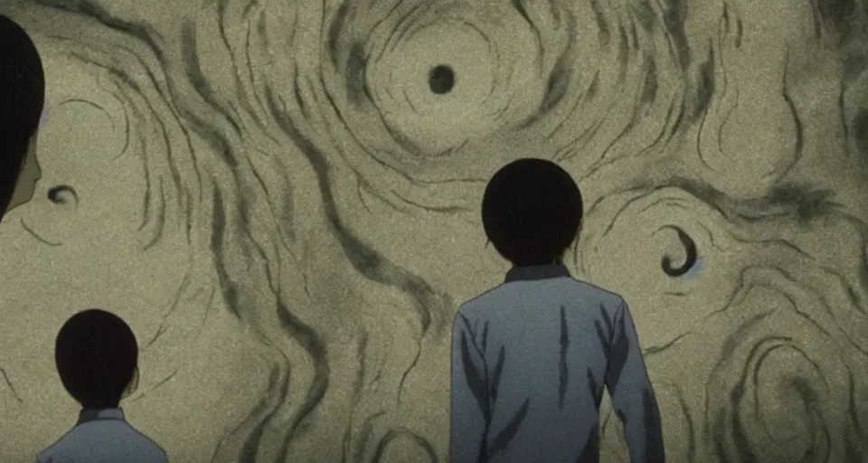 Image similar to film still of Uzumaki directed by Junji Into