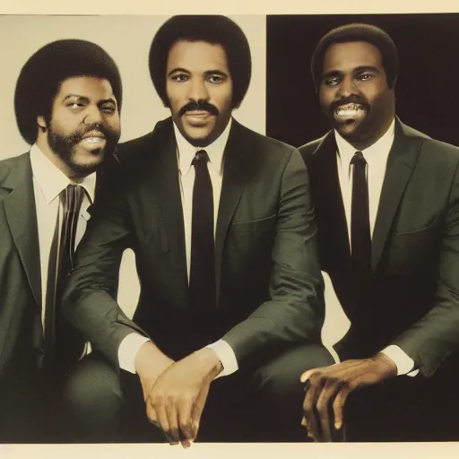 Image similar to 1 9 7 0 s jazz quartet promo photo, fine detailed, photorealistic, portrait