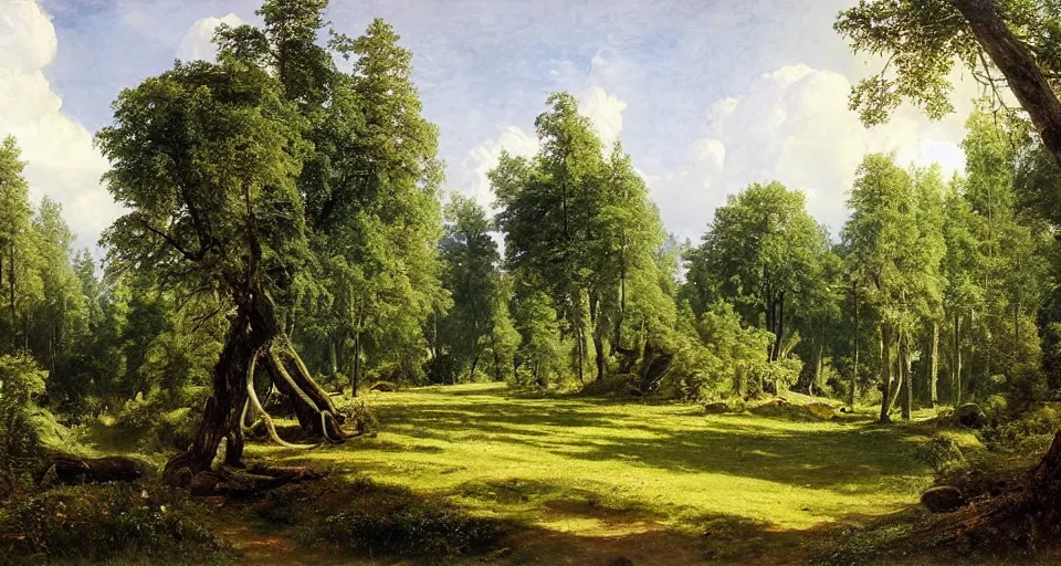 Image similar to the shire, by ivan shishkin