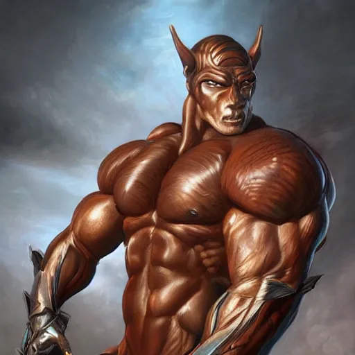 Image similar to a musclebound anthropomorphized horse with a magnificently muscular physique wearing a tight leather battle outfit while protecting a facility, equine, anthro art, furaffinity, highly detailed, digital painting, artstation, sharp focus, game art, concept art, illustration, art by artgerm, greg rutkowski, wlop