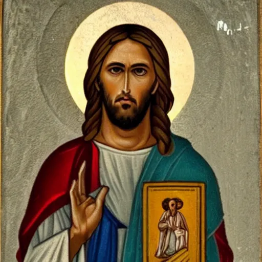 Image similar to last selfie of jesus