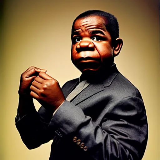 Image similar to uhd photorealisitc candid photo of gary coleman as a grown man. photo by annie leibowitz and steve mccurry