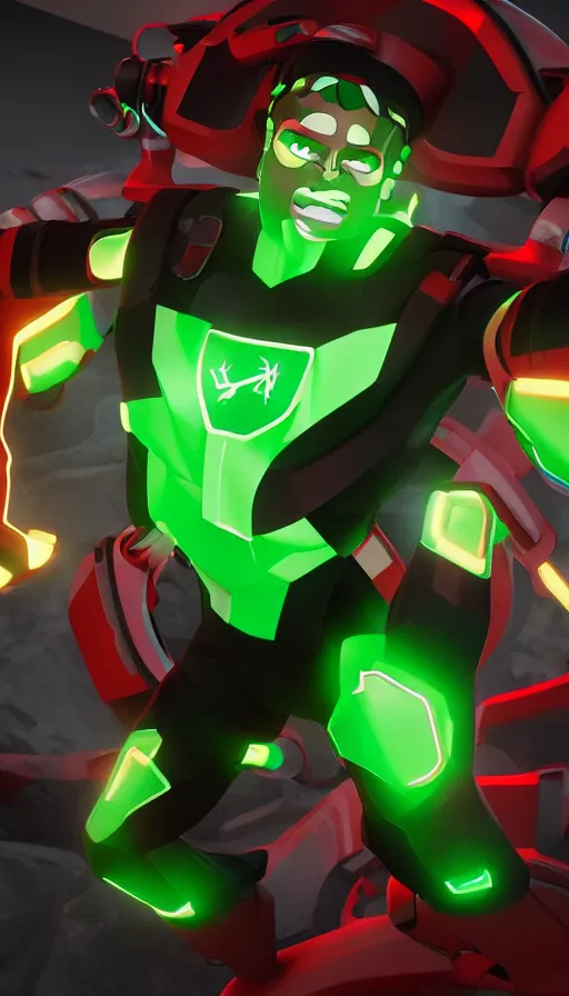 Image similar to :a portrait of Ben 10+UNREAL ENGINE 5+4K UHD IMAGE+Stunning LIGHTING+Stunning SHADERS+SUBSTANCE PAINTER