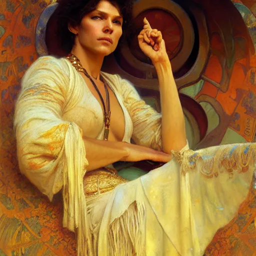 Image similar to neil breen highly detailed painting by gaston bussiere, craig mullins, j. c. leyendecker, alphonse mucha 8 k