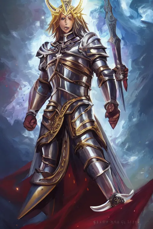 Image similar to A Game card of Jesus as a knight of zodiac using a the saint seiya Sacred Heart armor, by Stanley Artgerm Lau, WLOP, Rossdraws, James Jean, Andrei Riabovitchev, Marc Simonetti, Yoshitaka Amano, ArtStation, CGSociety,