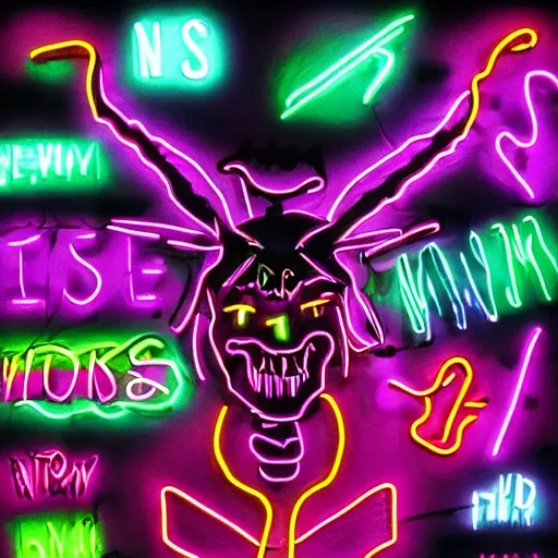 Image similar to neon demons
