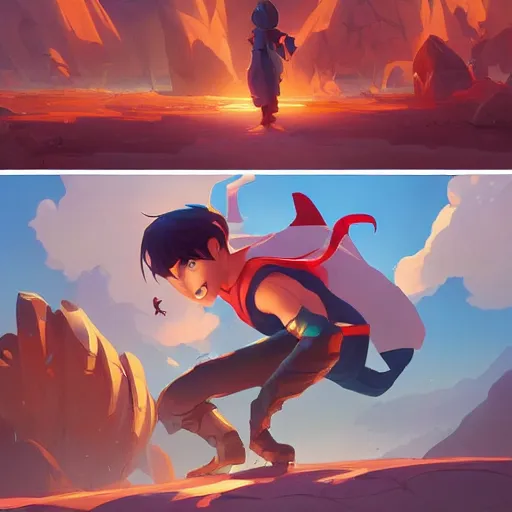 Image similar to hero world nintendo, behance hd by jesper ejsing, by rhads, makoto shinkai and lois van baarle, ilya kuvshinov, rossdraws global illumination