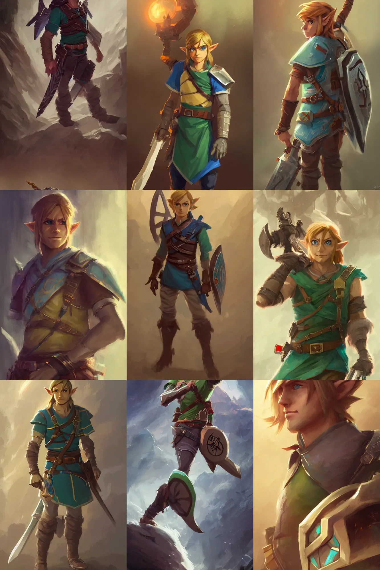 ArtStation - Link - Zelda BOTW Fan Art