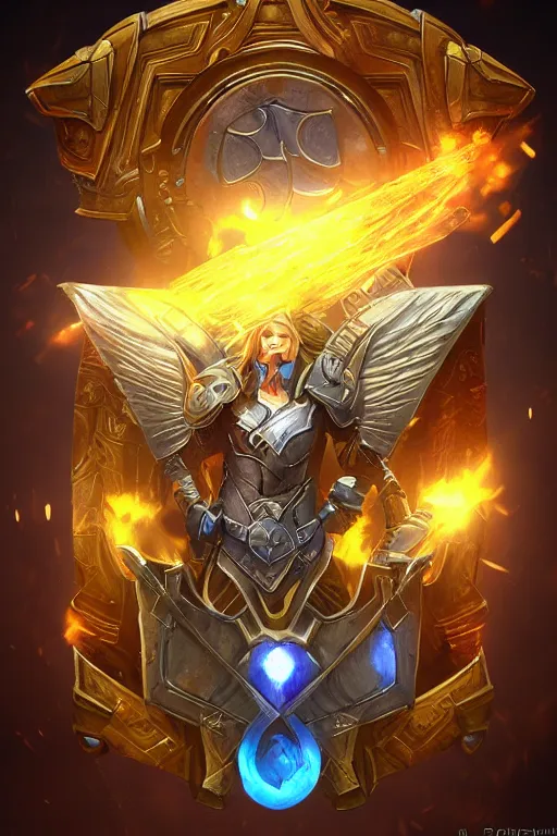 Image similar to shield fantasy epic legends game icon stylized digital illustration radiating a glowing aura global illumination ray tracing hdr fanart arstation by ian pesty and katarzyna da „ bek - chmiel