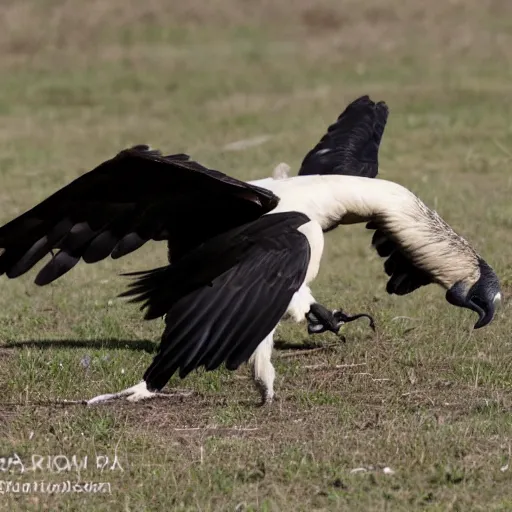 Prompt: a vulture business executive conducting a meeting