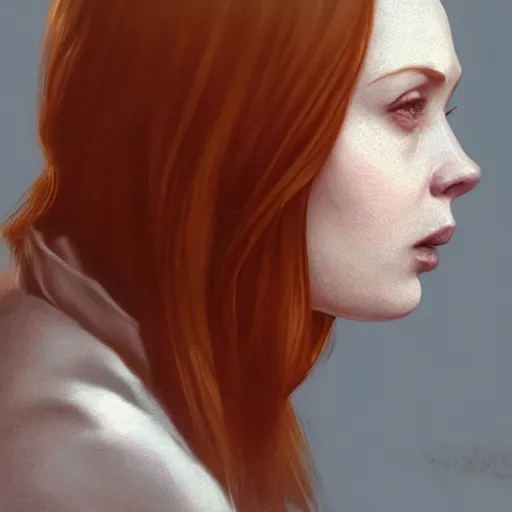 Image similar to close up of karen gillian, realistic shaded, fine details, realistic shaded lighting poster by greg rutkowski