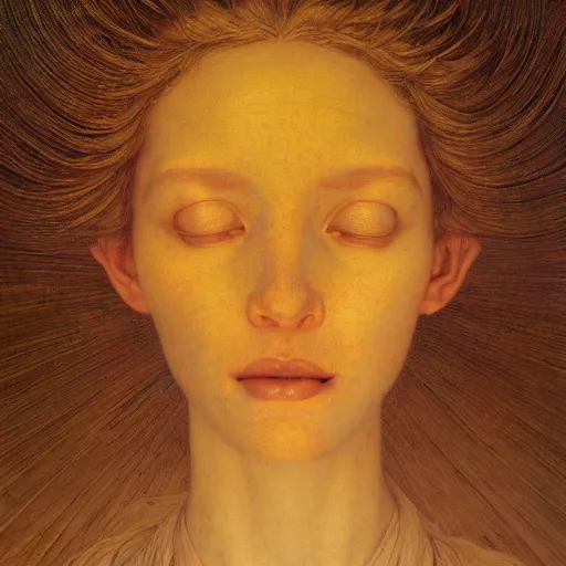 Woman masterpiece, golden halo behind her head, by | Stable Diffusion ...