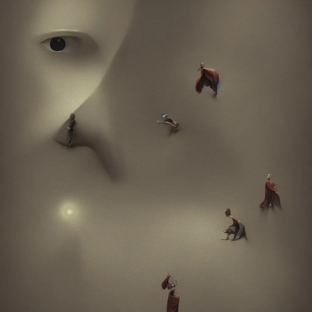 Image similar to i may be paranoid but i'm not an android, octane render, very sharp, maurice sendak, beksinski, quint buchholz, charlie bowater, pranckevicius