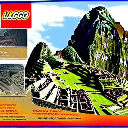 Image similar to machu picchu lego set