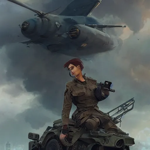 Prompt: world war 3. highly detailed, digital painting, artstation, concept art, smooth, sharp focus, illustration, art by artgerm and greg rutkowski and alphonse mucha and loish and wlop