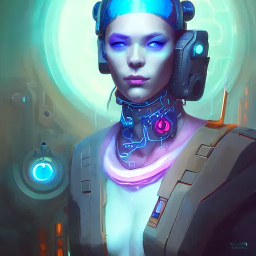 Image similar to a portrait of a beautiful cybernetic hippie, cyberpunk concept art by pete mohrbacher and wlop and artgerm and josan gonzales, digital art, highly detailed, intricate, sci-fi, sharp focus, Trending on Artstation HQ, deviantart, unreal engine 5, 4K UHD image