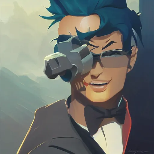 Prompt: face icon stylized minimalist trigun, loftis, cory behance hd by jesper ejsing, by rhads, makoto shinkai and lois van baarle, ilya kuvshinov, rossdraws global illumination