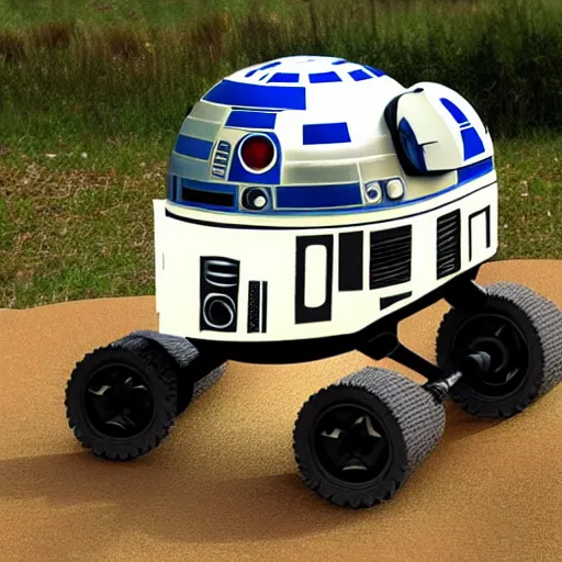 Image similar to Off road vehicle inspired by r2d2