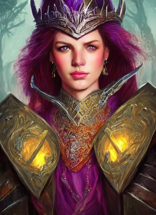 Image similar to good beautiful queen, ultra detailed fantasy, dndbeyond, bright, colourful, realistic, dnd character portrait, full body, pathfinder, pinterest, art by ralph horsley, dnd, rpg, lotr game design fanart by concept art, behance hd, artstation, deviantart, hdr render in unreal engine 5