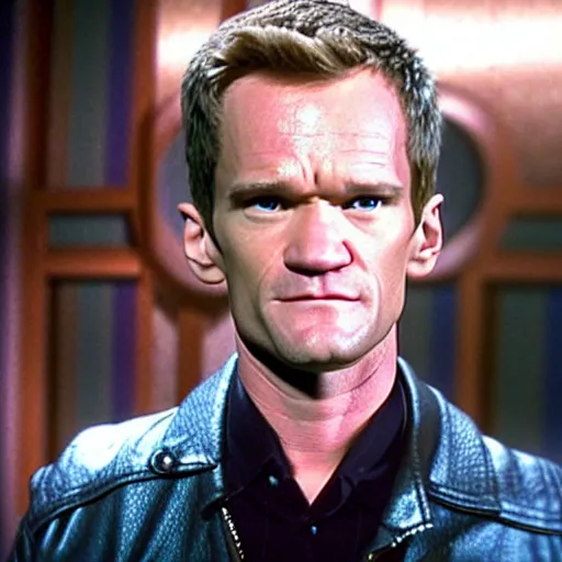 Prompt: neil patrick harris as the terminator