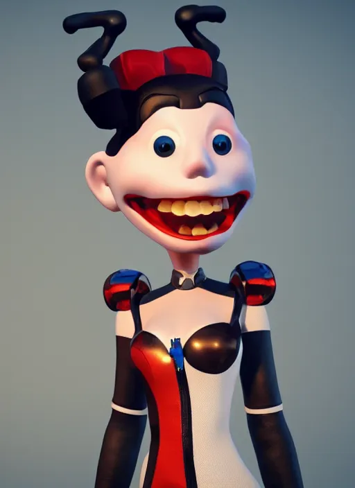 Image similar to harley king, smooth, unreal engine 5, pixar