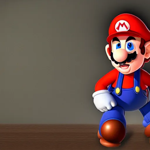 Image similar to a beautiful portrait mario as a grandpa, ultra realistic details, 8 k