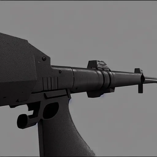 Image similar to t - rex gun, award winning, unreal engine 5 render, 3 d model, volumetric fog, ray traced, award winning