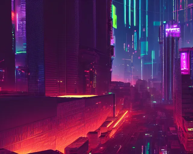 Prompt: Cyberpunk Manila with neon lights, matte painting by Barclay Shaw, featured in artstation, octane render, cinematic, elegant, intricate, 8k, HDR