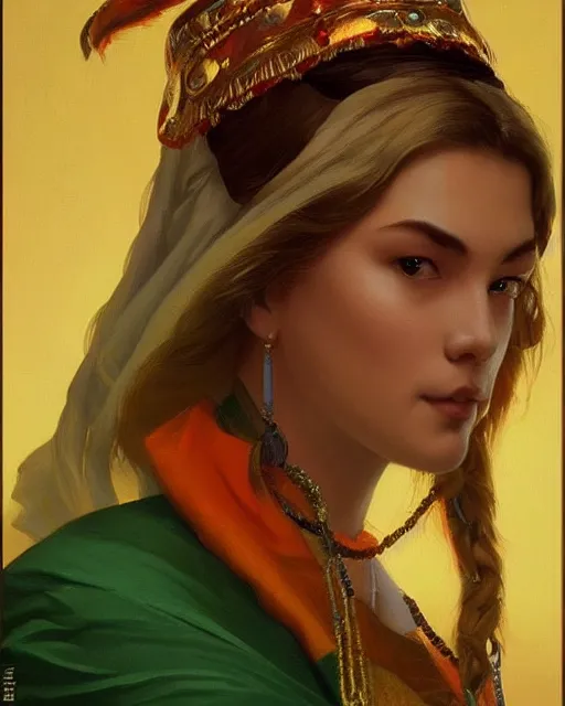 Image similar to dalai llama, oil on canvas, artstation, by j. c. leyendecker and edmund blair leighton and charlie bowater, octane, very aesthetic!!!!!!!!!!!!!!! stunning gorgeous green eyes