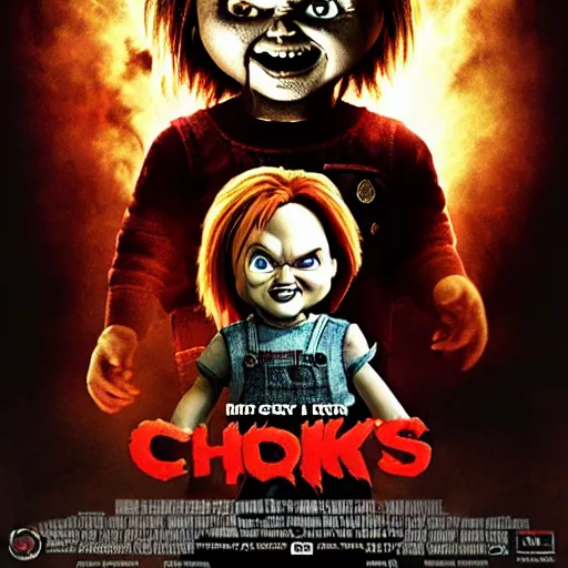 Image similar to Chucky versus Demons movie poster